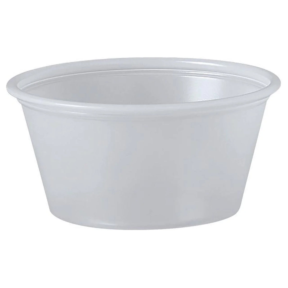 Clear Plastic 2 oz Disposable Souffle Cup D1193