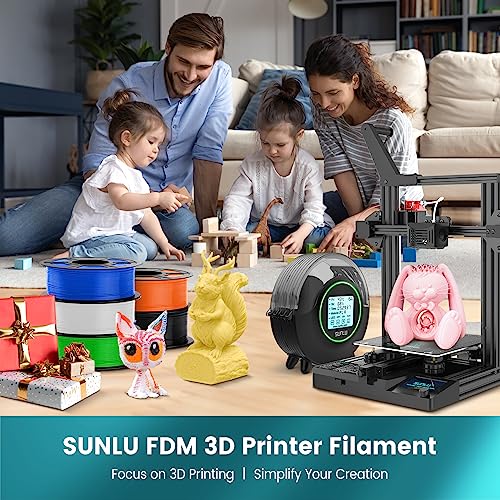 PLA 3D Printer Filament 1.75mm 1kg Spool Black Y34424