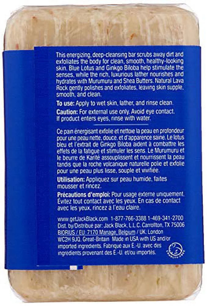 Black Turbo Body Bar Scrubbing Soap J25915