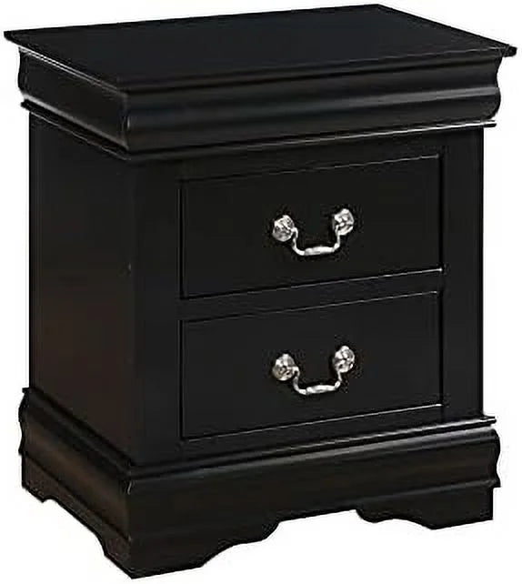 Pink Velvet 2 Drawer Nightstand R595
