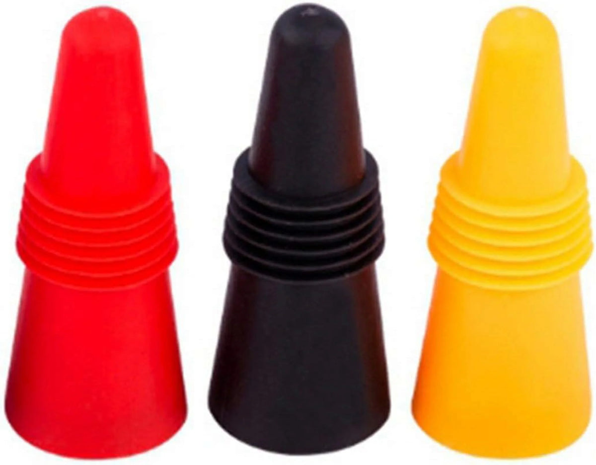 Silicone Stainless Steel Wine Bottle Stopper S9902