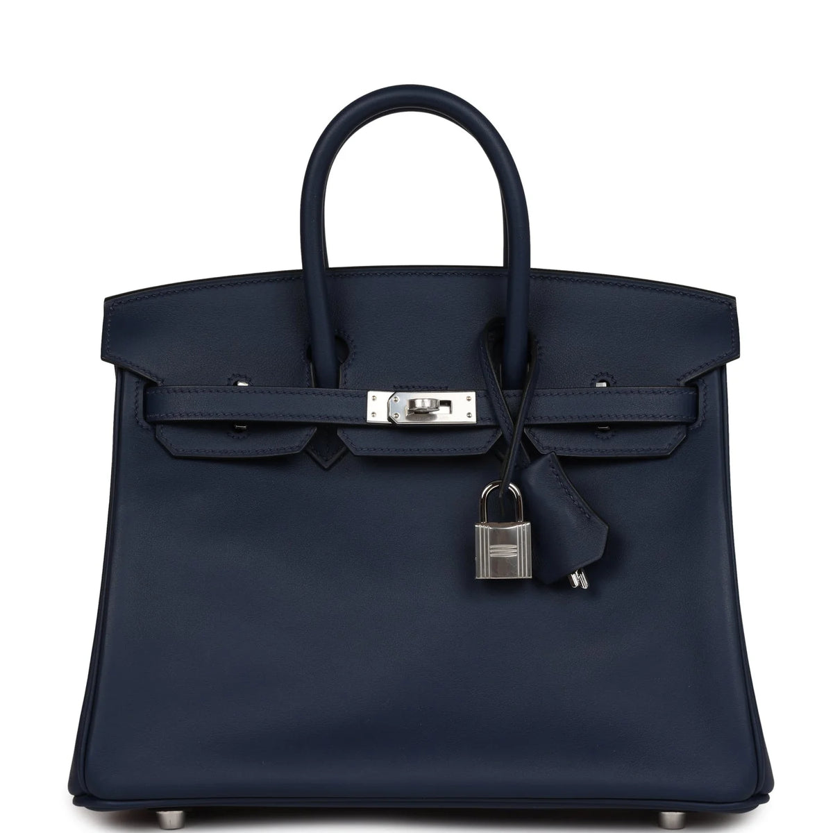 Birkin 25 Bleu Navy Swift Palladium Hardware N46145
