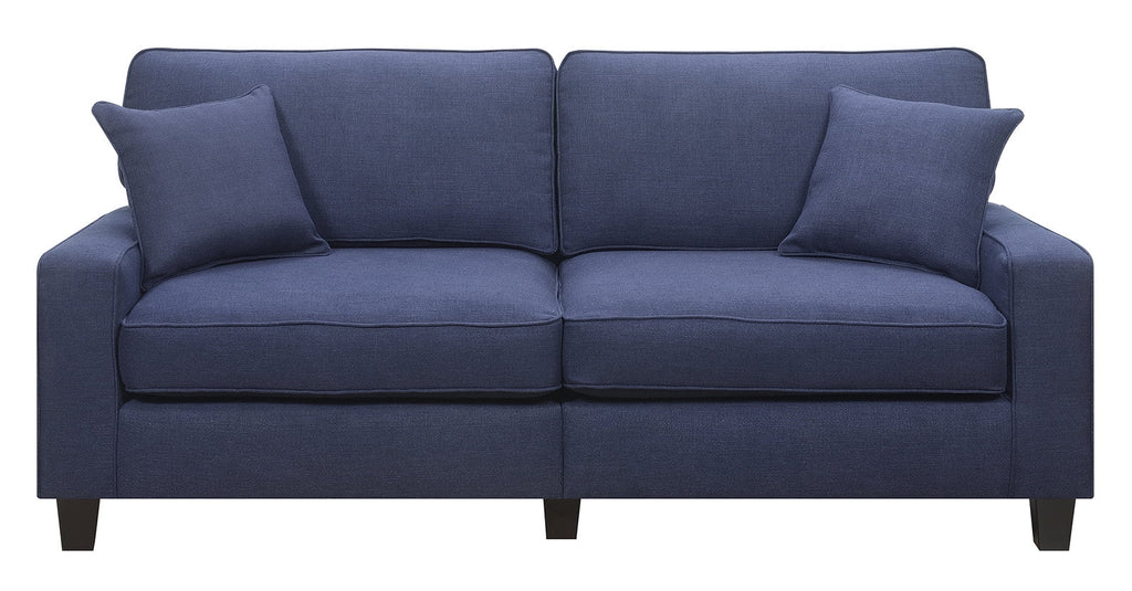 Navy Blue Fabric Sofa X431