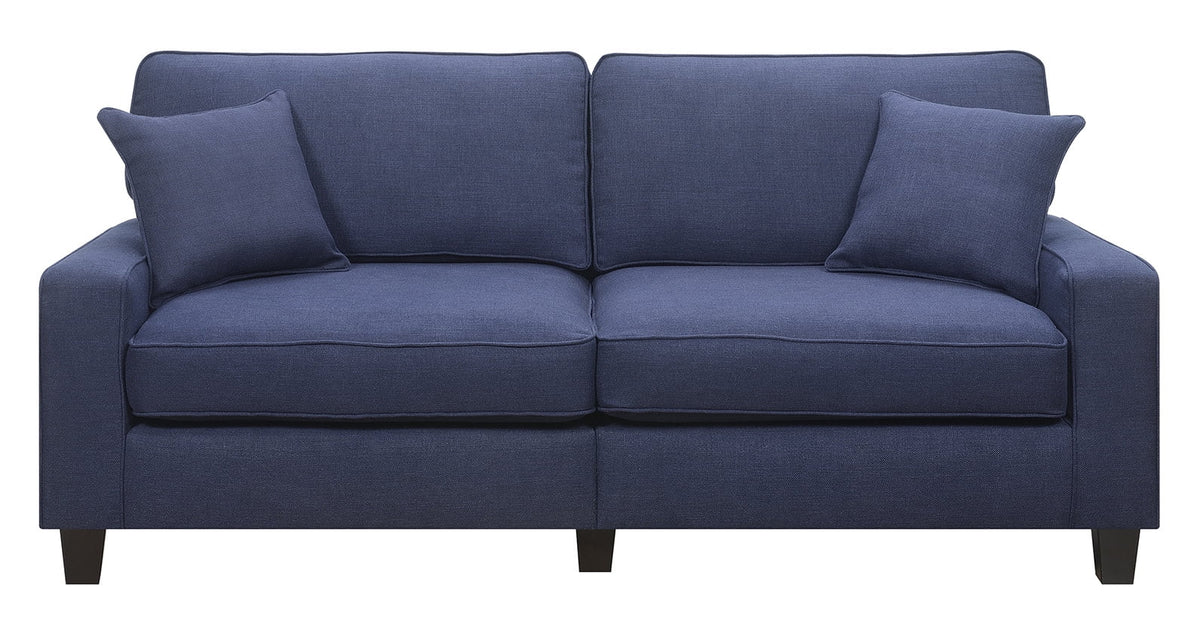 Navy Blue Fabric Sofa X431