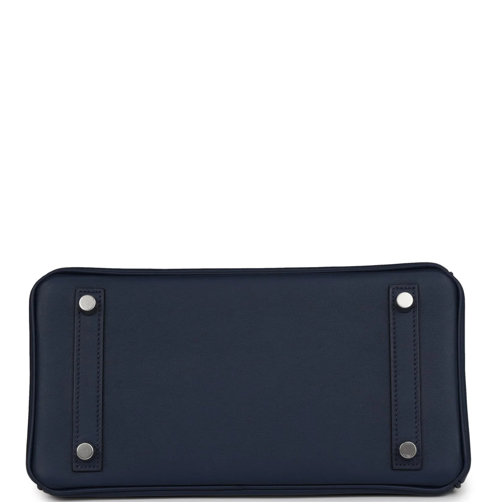 Birkin 25 Bleu Navy Swift Palladium Hardware N46145