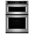 27 in. Electric Convection Wall Oven with Built-In Microwave in Stainless Steel R687444