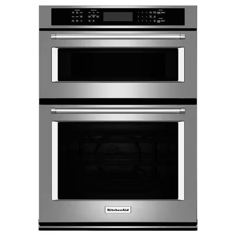 27 in. Electric Convection Wall Oven with Built-In Microwave in Stainless Steel R687444