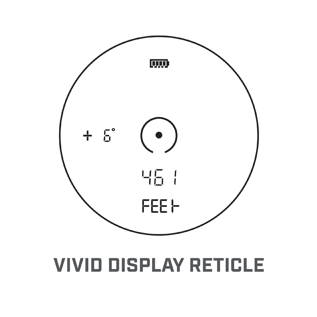 Disc Golf Laser Rangefinder with Slope V1755