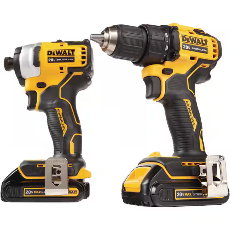 20V MAX Cordless Brushless Compact Drill/Impact 2 Tool Combo Kit I159057