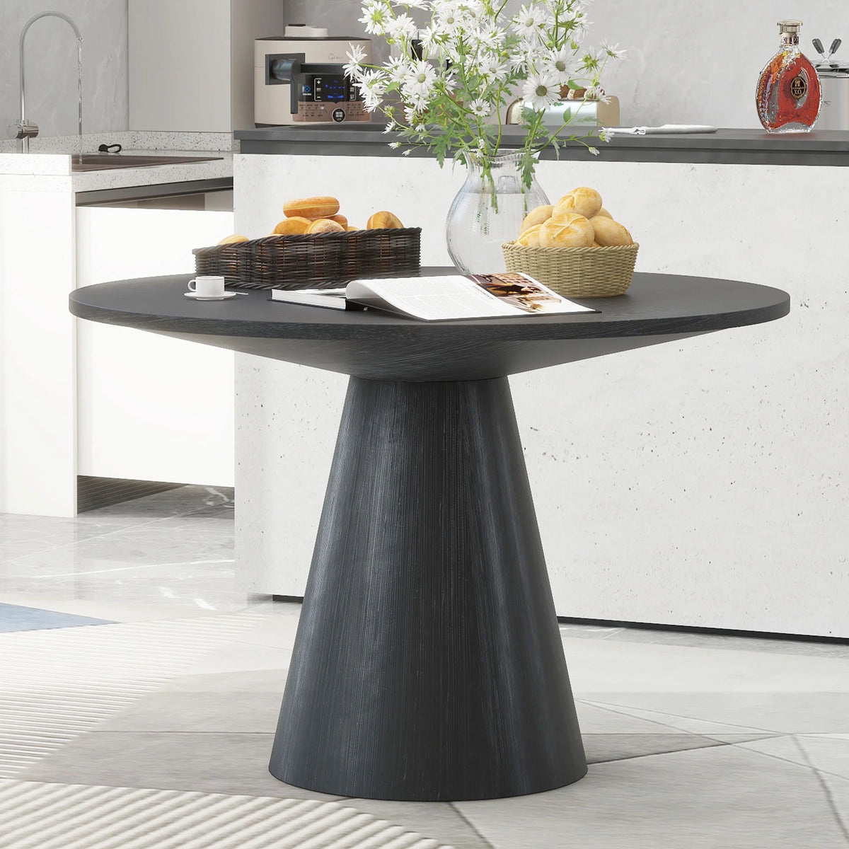 Black Round Dining Table K28117