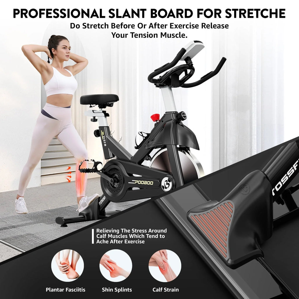 Indoor Cycling Bike Stationary Magnetic Resistance 35lbs Flywheel M971