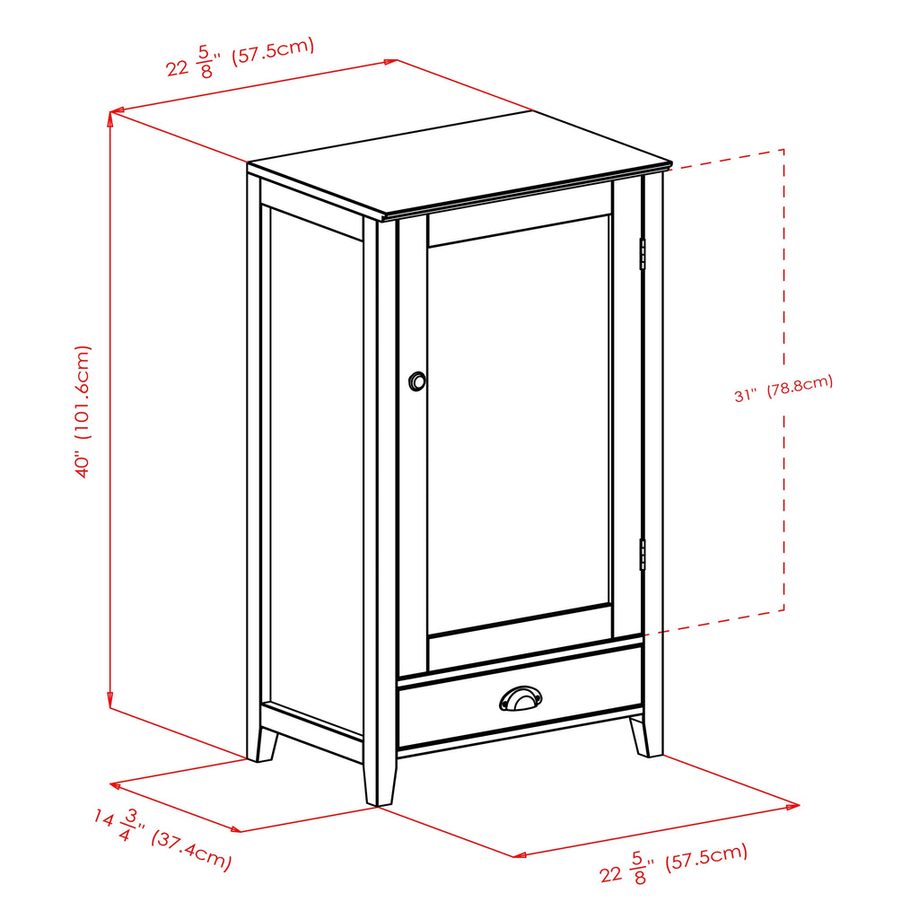 25-Bottle Modular Wine Cabinet S118854