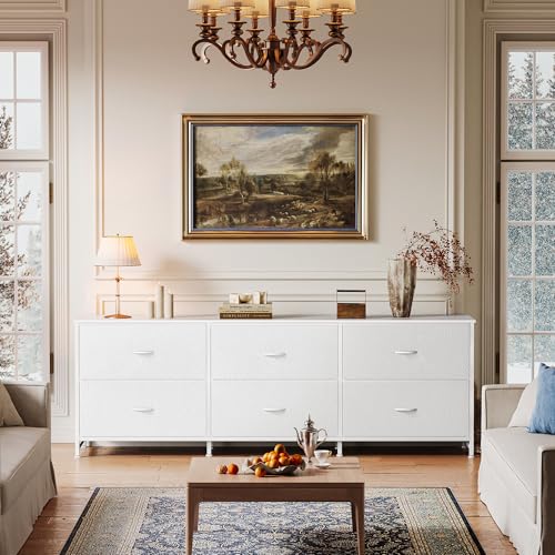 Rustic Brown 6 Drawer Dresser L5822