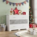 White 6 Drawer Wood Storage Chest of Drawers Y29550