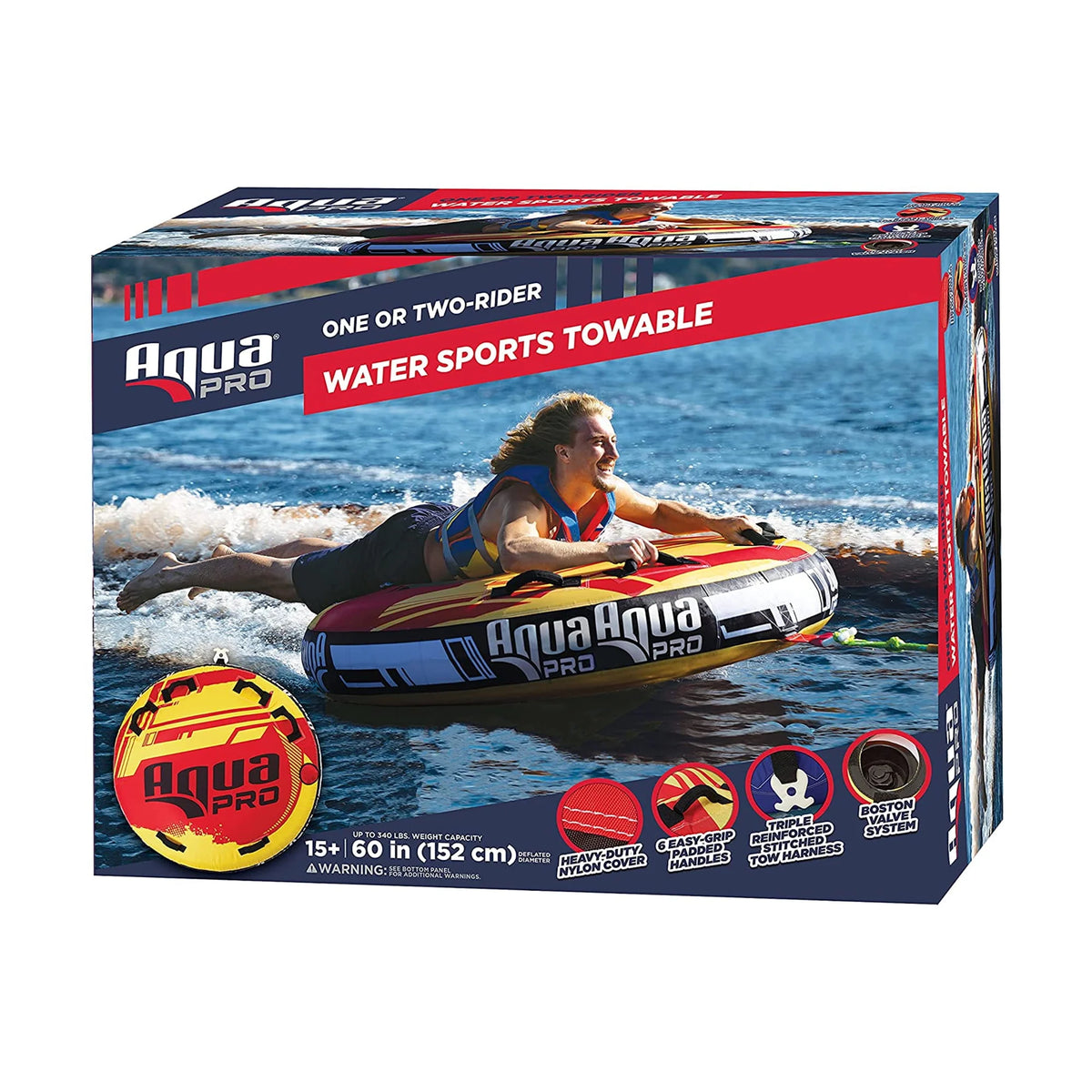 Yellow and Red Inflatable Raft 2 Pack P76108