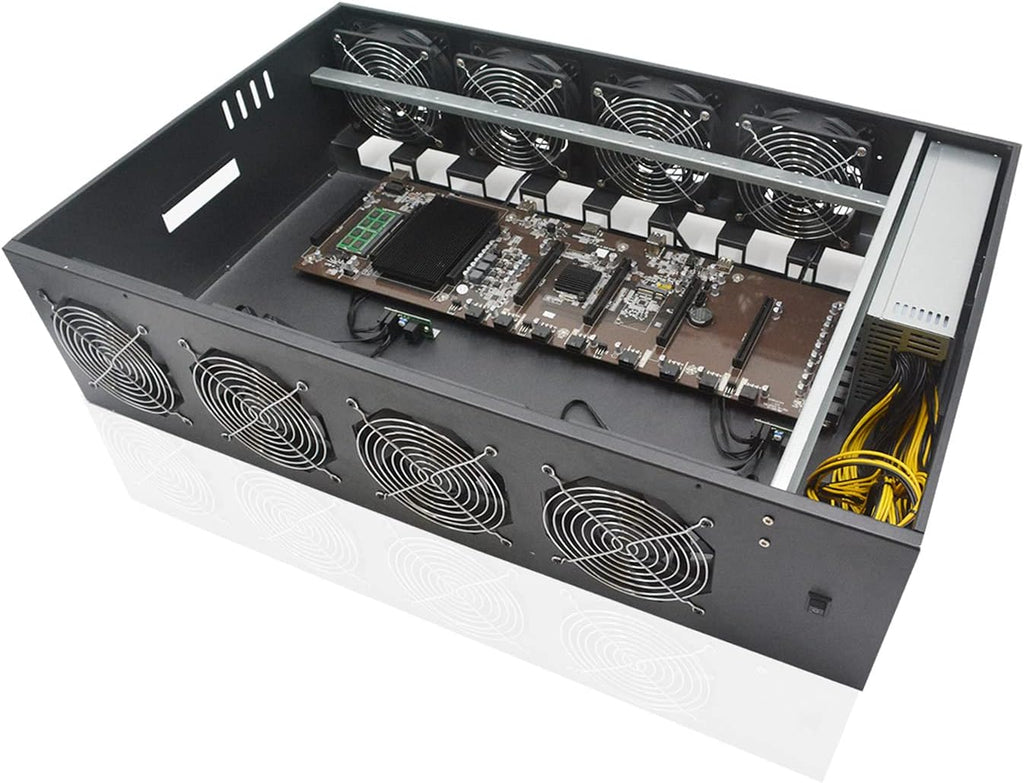 8 GPU Mining Rig Frame with Motherboard B812129
