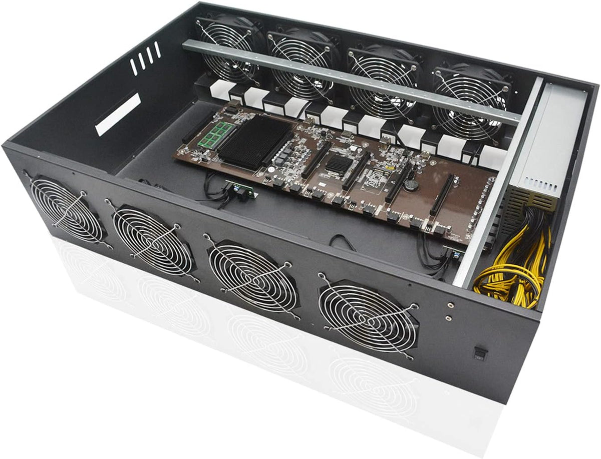 8 GPU Mining Rig Frame with Motherboard B812129