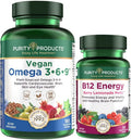 Vegan Omega 3-6-9 180 ct B-12 Energy Melt Y1704