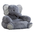 Plush Gray Elephant Toddler Chair M2051