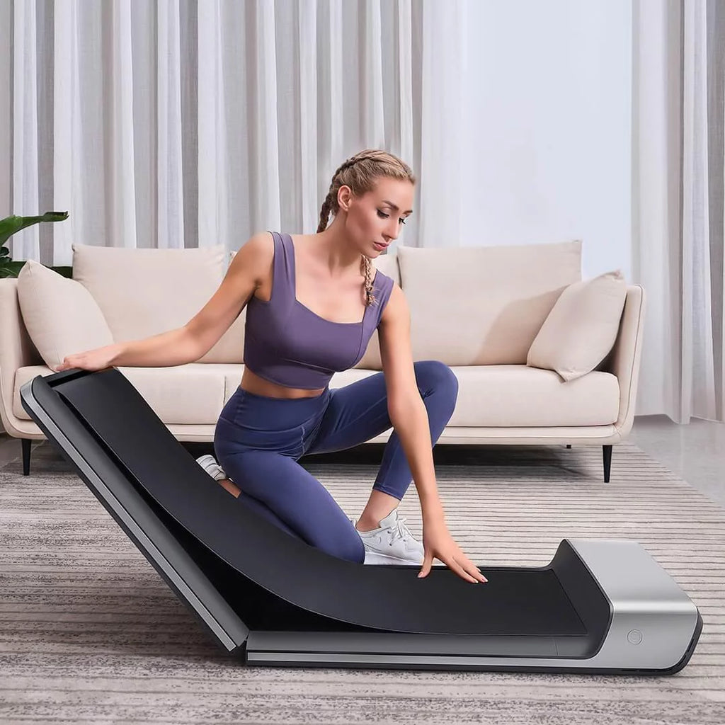 Folding Treadmill Grey 0.5-3.72MPH W655583