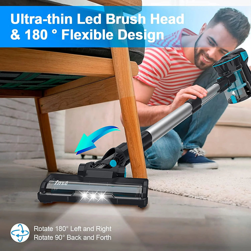 Cordless Stick Vacuum 20KPa 6-in-1 Blue W9633