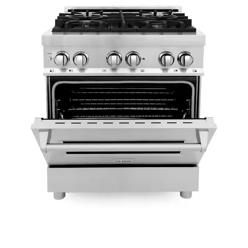 4 Burner Dual Fuel Range with Griddle S589