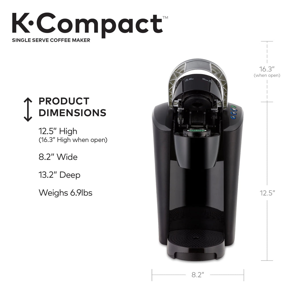 Black Single-Serve Coffee Maker A1640