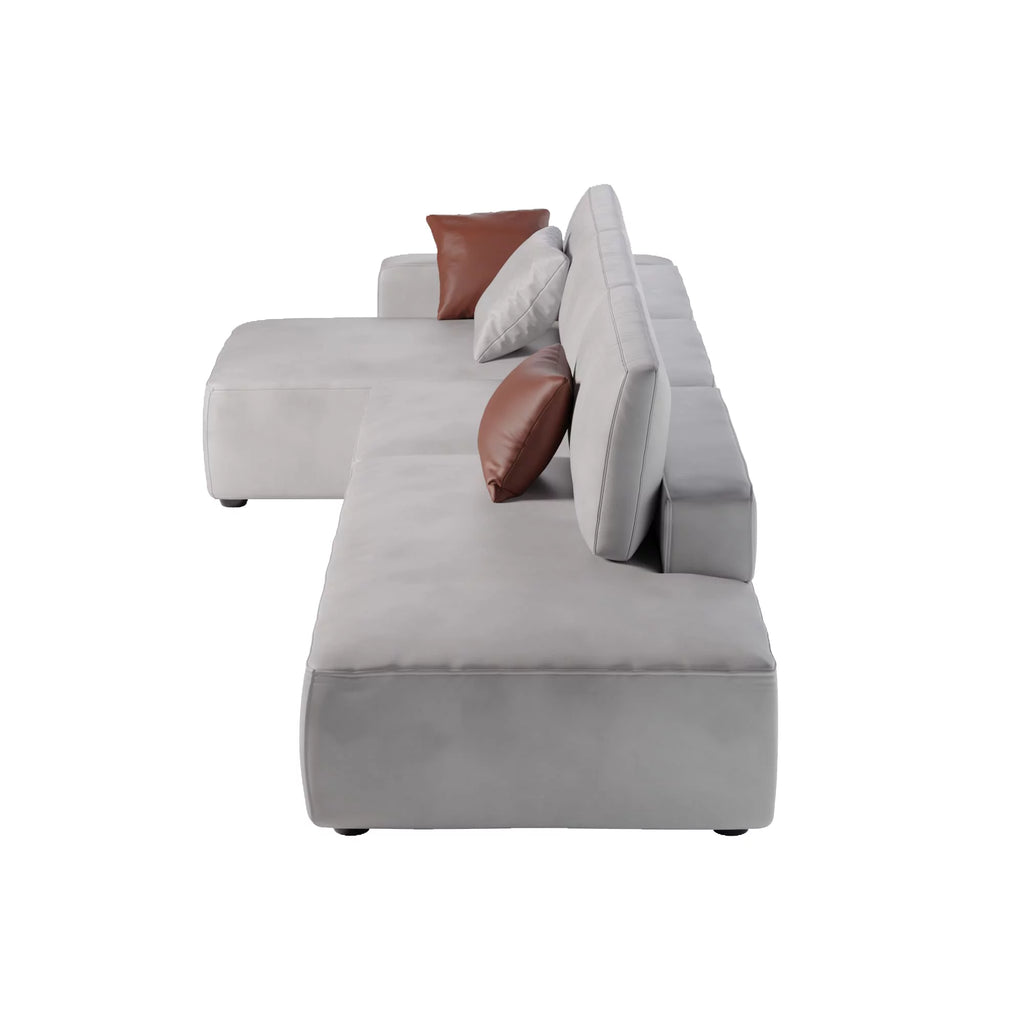 L-Shaped Leather Modular Sofa B319218