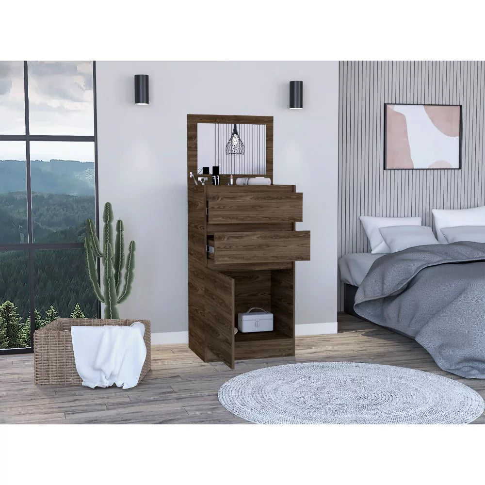 2-Drawer Dark Walnut Dresser X445719