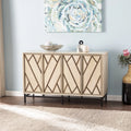 Antique Cream Black Buffet K86145