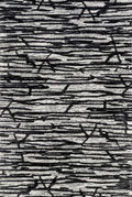 Ivory Black 9'3 x 13' Rug H94702