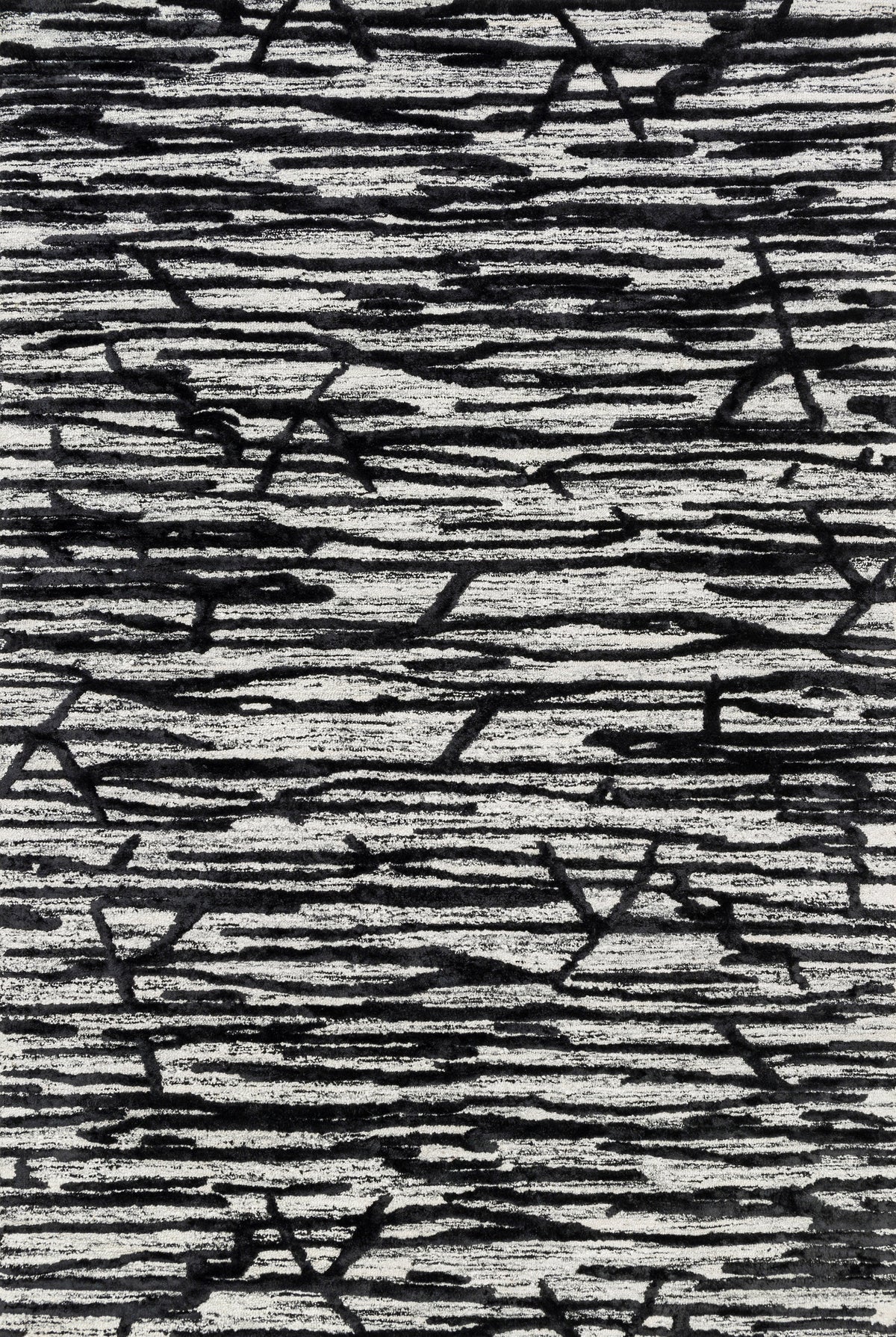 Ivory Black 9'3 x 13' Rug H94702