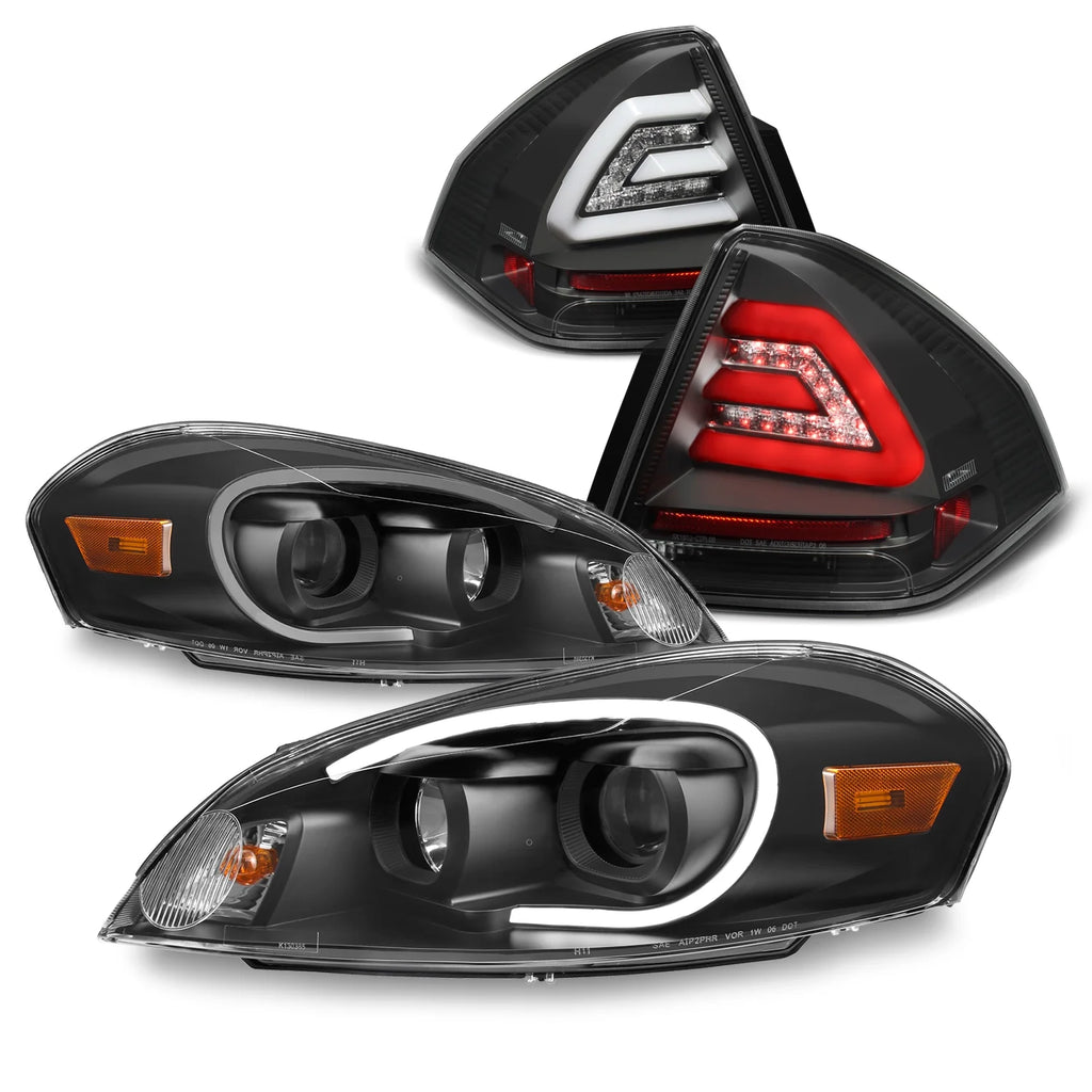 Black Projector Headlamps + LED Tail Lamps K91472